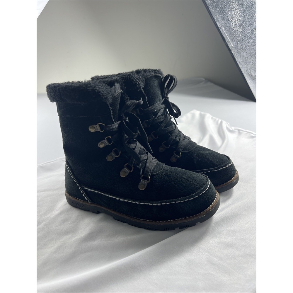 New Women's Lamo Taylor Black Lace-up Winter/Hiking Boots size 7